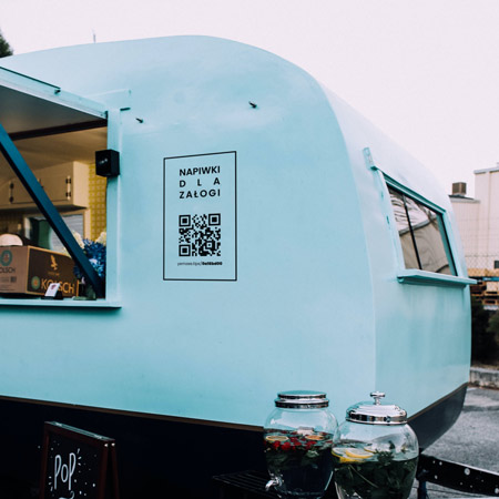 yemzee - kody QR do zbierania napiwków.